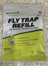 RESCUE FTA-DB12 Reusable Fly Trap Refill Lure Attractant Packs - Pack of 12