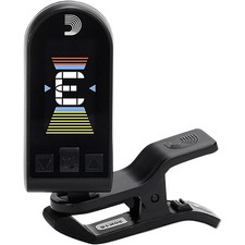 D'Addario Equinox Rechargeable Clip-On Tuner Black