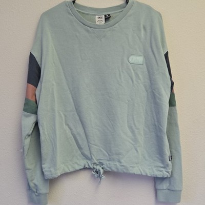 Picture Organic Cotton Colorblock Pullover Sweatshirt Women's L Drawstring Hem
