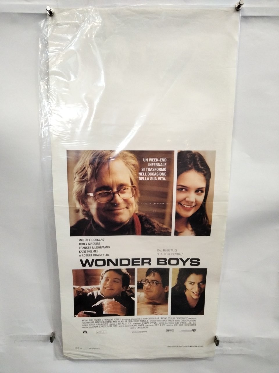 Locandina originale film Wonder Boys (2000) - Regia di Curtis Hanson