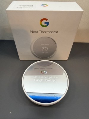 Google Nest Smart Thermostat, Snow - GA01334-US