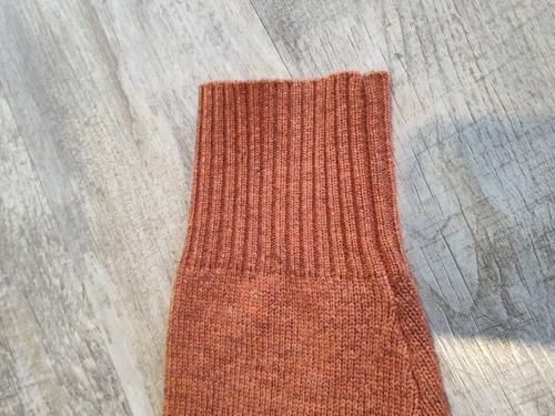 Levi's Vintage 100% Wool Geometric Mens Mock Neck Sweater 3D Medium Rust Orange - Picture 22 of 22