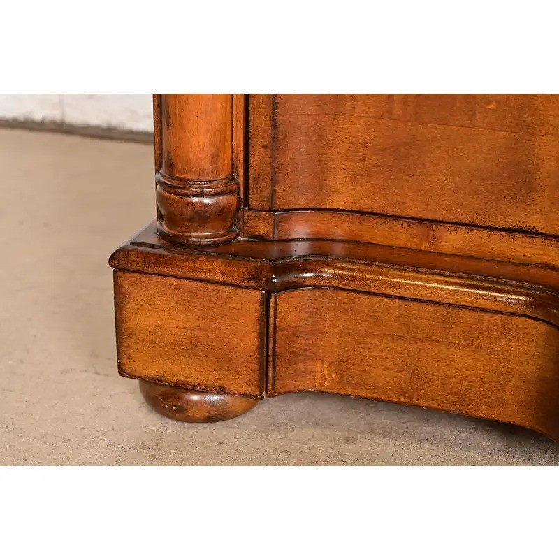 Drexel Heritage French Empire Carved Fruitwood Lingerie Chest or Semainier