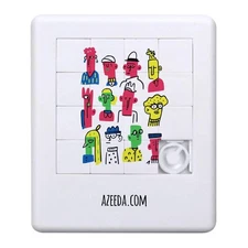 'Funky Abstract People' Sliding Puzzle (PZ00030243)