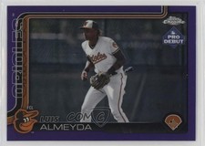 2025 Topps Pro Debut Chrome Purple Refractor /125 Luis Almeyda #PDC-49 4d5