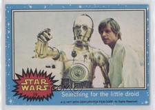 1977 Topps Star Wars C-3PO Luke Skywalker Searching for the Little Droid 0la5