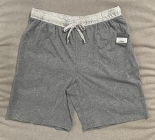 Eddie Bauer XXL Men  s Gray Pocketed Drawstring Contrast Waist Lounge Shorts New