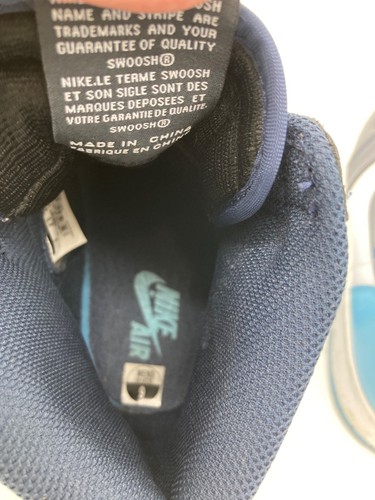 Jordan 1 Retro High OG UNC Leder Größe 9 blau weiß/marine Herrenschuhe CD0461-401 - Bild 8 von 11