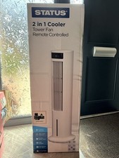 Status 2 in 1 Cooler Tower Fan - Remote Control - 2 x IcePack- Fast shipping 🚚