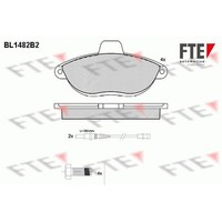 FTE BremsbelÄGe Satz Vorne Passend FüR CitroËN Evasion Jumpy Fiat Scudo Ulysse P
