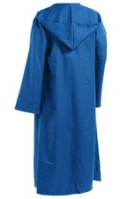 GOLDSTITCH Men Hooded Robe Cloak Knight Fancy Cool Cosplay Costume Blue cloak 