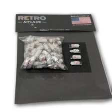 Arcade and Pinball LED Lamp for Illuminated Pushbuttons Red 12v DC, Bag of 100