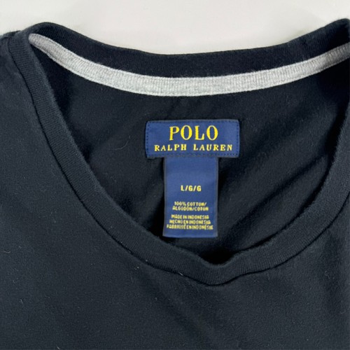 Polo Ralph Lauren Herren T-Shirt schwarz Large 100% Baumwolle kurzarm - Bild 4 von 9
