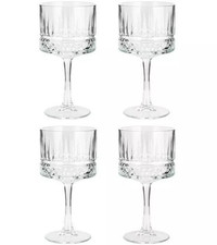 Habitat Pressed Set of 4 Gin Glasses 500ml - NEW