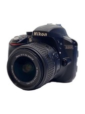 Nikon SLR Digital Camera DSLR D3300 18-55 VRII Lens Kit Black Used