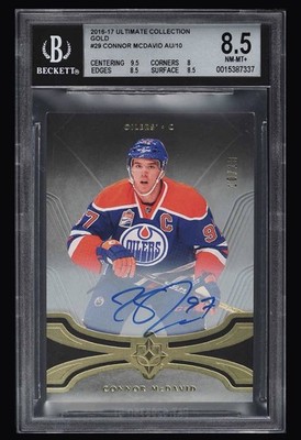 2016-17 Upper Deck Ultimate Collection - Connor McDavid #29 Gold Autographs /10 