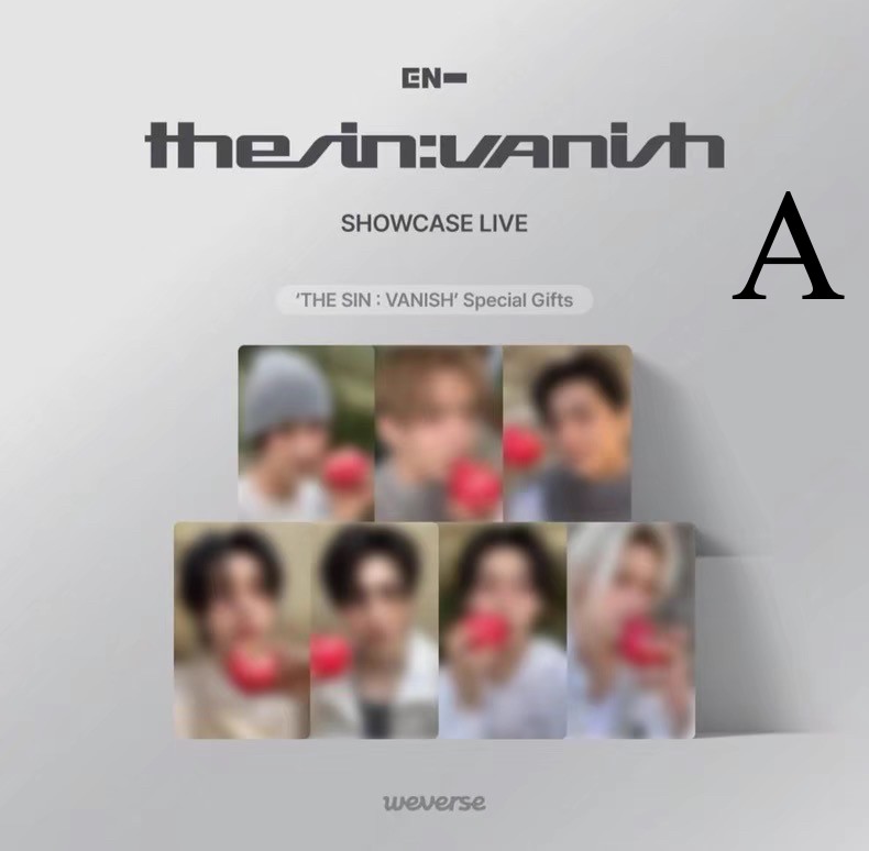 Pre-sale online】ENHYPEN THE SIN:VANISH SHOWCASE LIVE WEVERSE