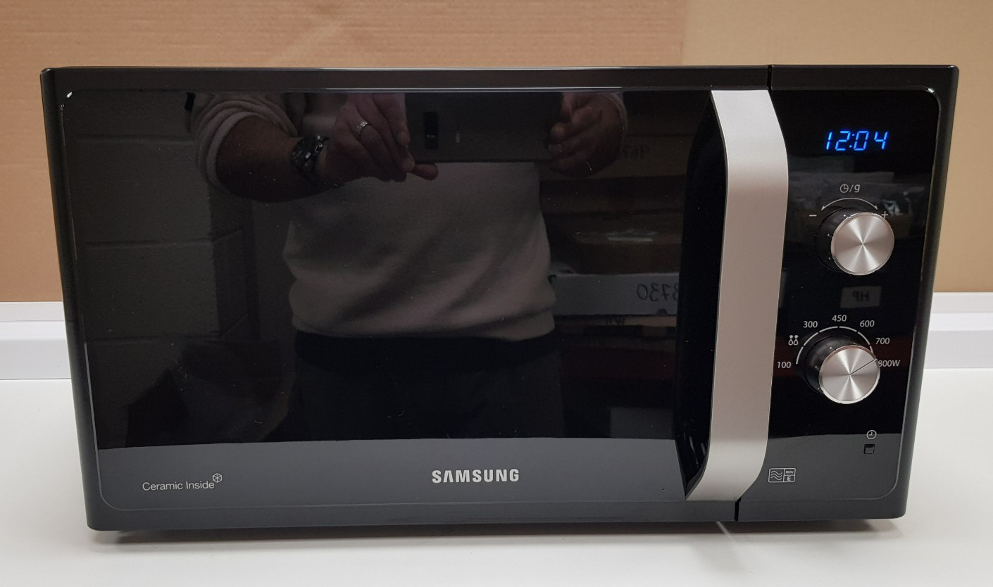 Horno Microondas Samsung MS23F301EAK 23L Solo 800W Grado B, Leer