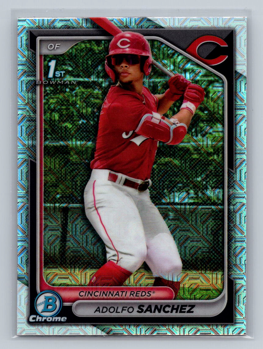 2024 Bowman Chrome #BCP-252 Adolfo Sanchez Prospects Mojo Refractors