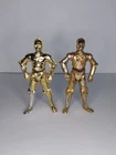 Vintage 1990's Star Wars POTF C-3PO Lot Of 2 Action Figures