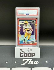 2023 Donruss Optic Dontayvion Wicks PSA 10 Gem Mint Red /99 #249 Rookie RC