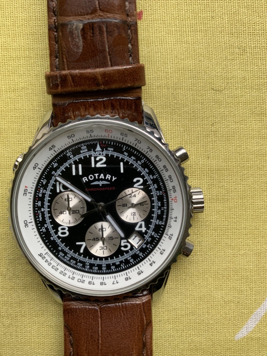 Rotary Chronospeed GS03351/19 Men's Chronograph Watch - Fast UK