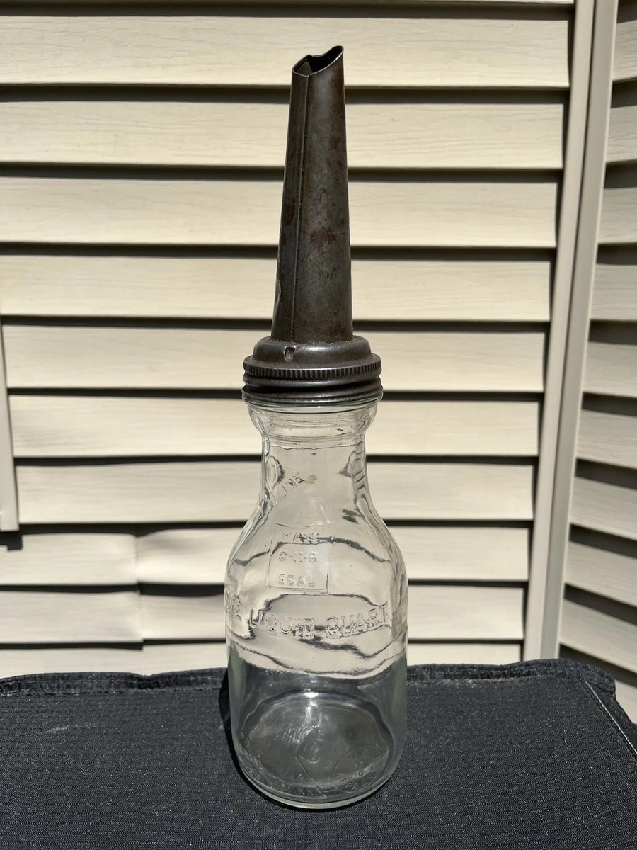 Motor Oil Bottle Spout Indiana Collectible Gas & Oil Advertising