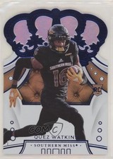 2020 Panini Chronicles Draft Picks Crown Royale Mirror Blue Quez Watkins #80 9sf