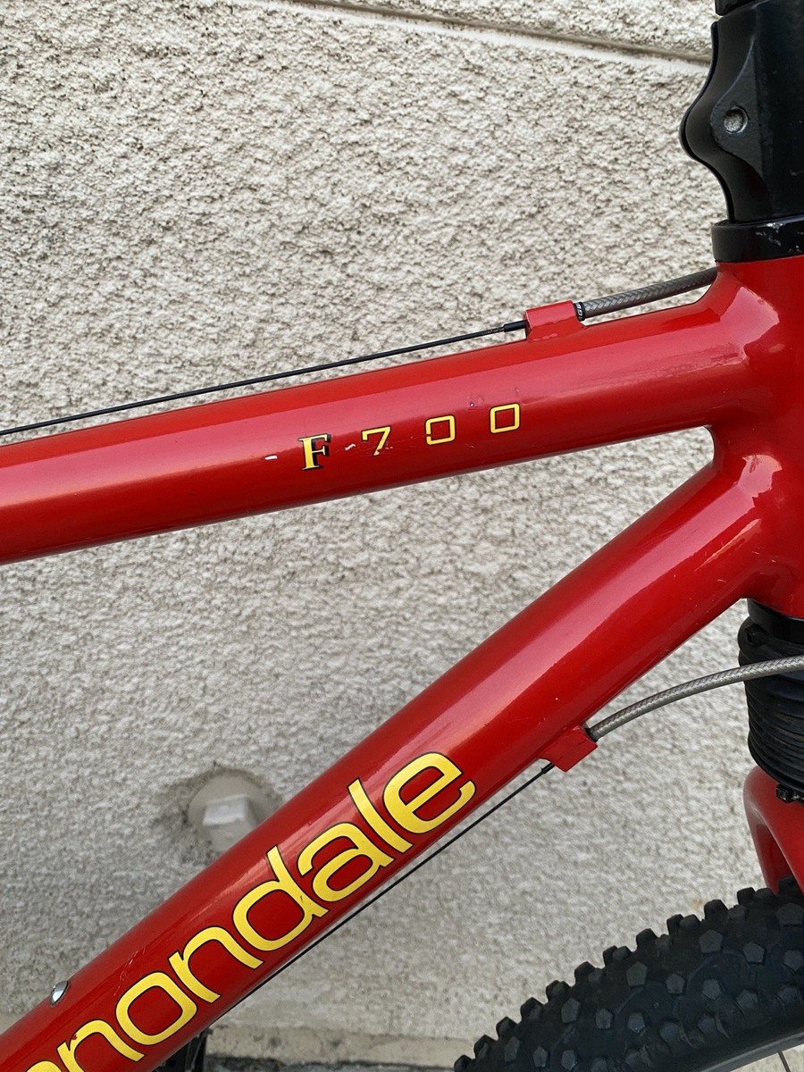 1995 Cannondale F700 Medium Viper Red Upgrades | eBay