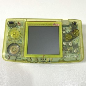 SNK Neo Geo Pocket Color Crystal Yellow NEOP66010 Handheld Console Boxed Japan
