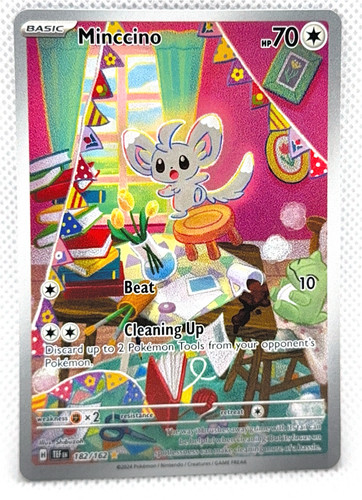 Minccino 182/162 | SV05: Temporal Forces | IR NM | Pokemon TCG | A103