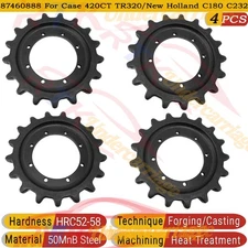 4pcs Drive Sprocket 17 Teeth For New Holland C178 C180 LT185/Case TV380 420CT