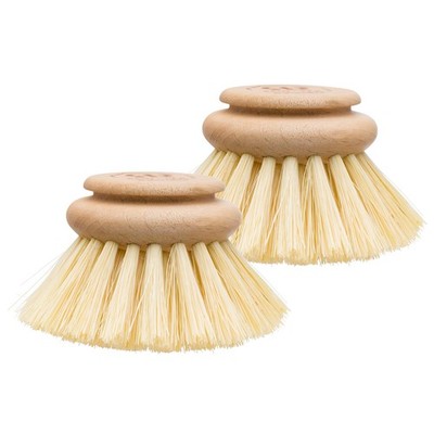 REDECKER Tampico Replacement Head for Dish Brush - Set of 2, 2-inch - Made in...