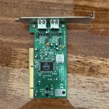 PCI USB 2.0 Expansion Card 2-Port Dual USB Type-A Ports MPN 601-00101-001 used