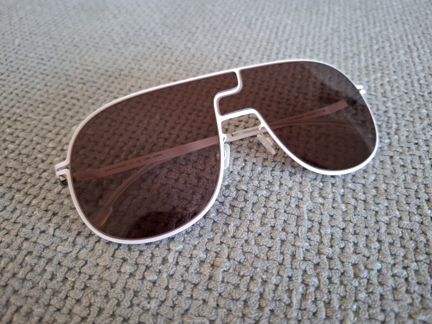 Mykita Model Studio 12.1 Sunglasses Color Rosewood Pink With Brown Lenses 58 image 6