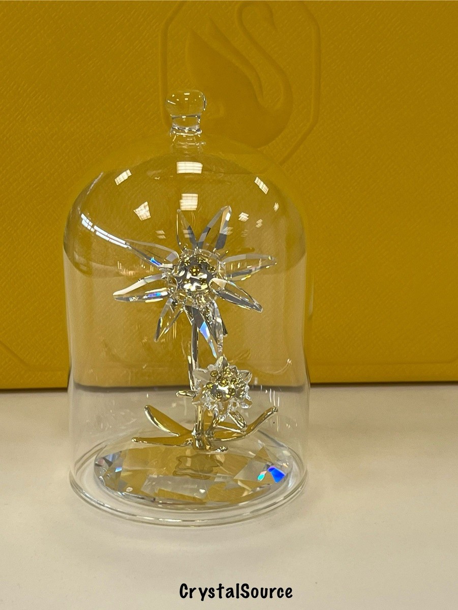 Swarovski Crystal Florere 130th Anniversary Bell Jar Flower