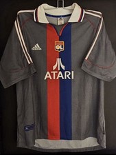 Olympique Lyonnais Lyon Retro Auswärtstrikot Away Jersey 2000 2001 Carrière