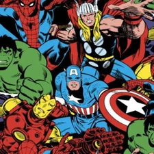Marvel Avengers Fleece Fabric (1 Yard)