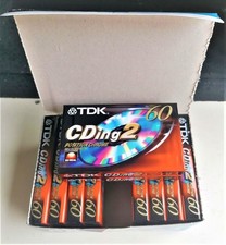 10 Musicassette Vintage TDK CDing2 60 - POSITION CHROME