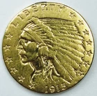1915 $2.5 DOLLAR GOLD INDIAN HEAD QUARTER EAGLE! MUST HAVE! WONDERFUL! NR #P1790