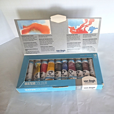 Van Gogh Used 10 x Tubes Oil Colour Oil Paint 40 ml Tubes