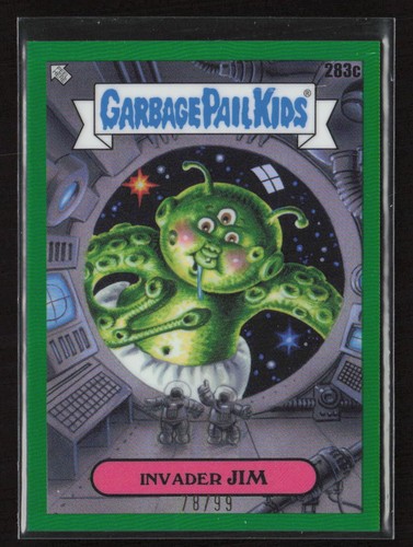 2024 Garbage Pail Kids Series 7 Topps Chrome #283c Alien Alan Green /99 - Picture 1 of 2