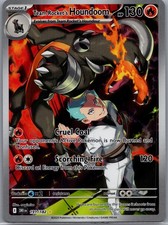 Team Rocket's Houndoom Holo Illustration Rare SV10: Destined Rivals 191/182 NM