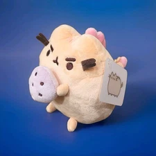 ~*w/Tags!* Pusheen Cat PUSHEENOSAURUS Egg 6" Orange Plush Stuffed Animal Toy~