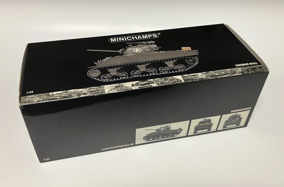 NEW Minichamps 1/35 M4A3 SHERMAN Tank Diecast US Army WWII Paul's Model Art - Image 3 of 4