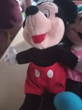 Walt Disney World Mickey  Minnie Mouse Plush Set Small 6-14 in 2000 
