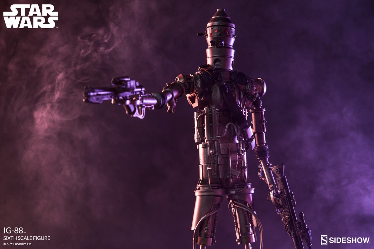 SIDESHOW EXCLUSIVE STAR WARS SCUM & VILLAINY IG- 88 ASSASSIN DROID