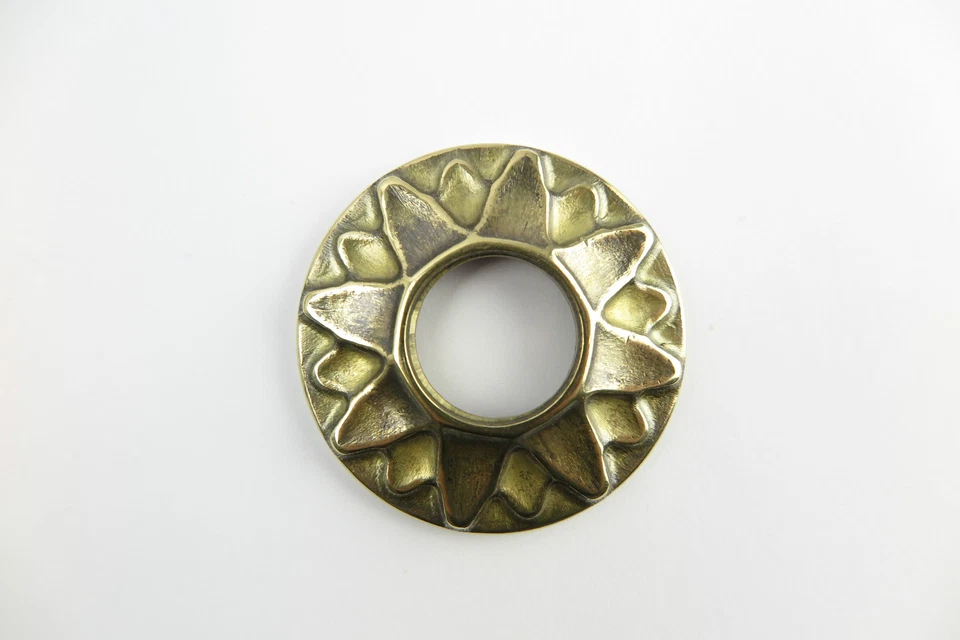 Robinet Laiton Antique Art Nouveau Dragon Tête Gargouille Jardin - Photo 4/4