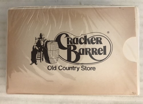 Cracker Fass alter Landladen Spielkarten versiegeltes Deck in Box Made in USA