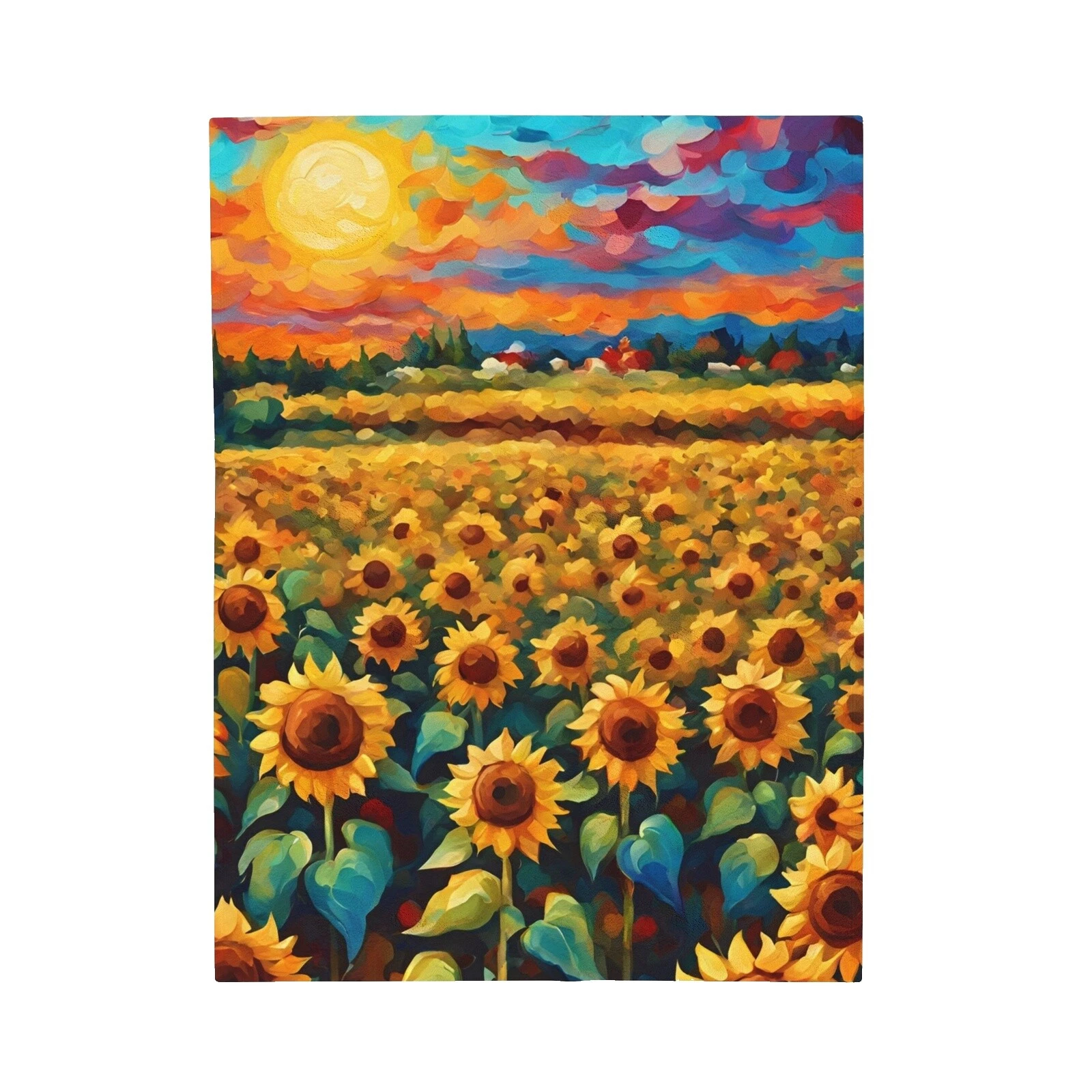 Multicolor Vintage/Retro Afghans & Throw Blankets